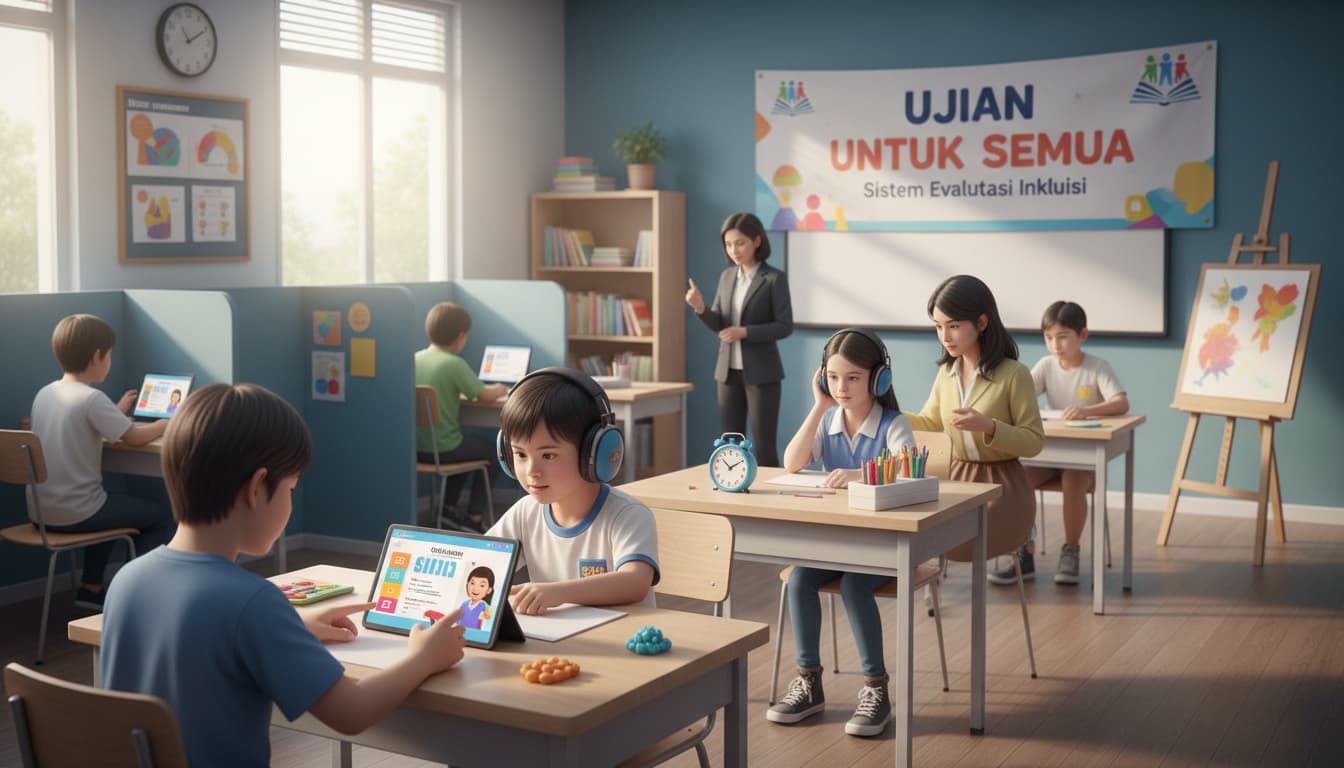 Ujian untuk Semua: Adaptasi Sistem Evaluasi Negara bagi Siswa Berkebutuhan Khusus